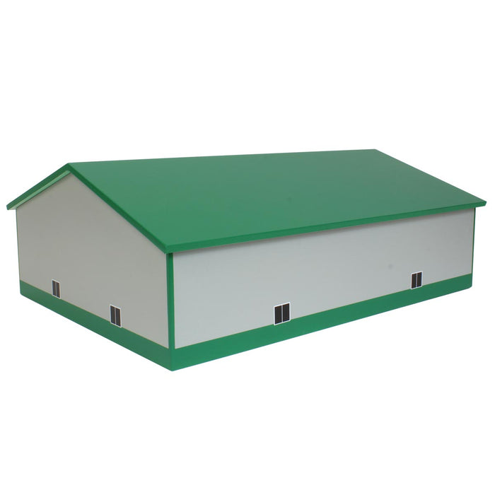 1/64 Gray & Green 60ft x 80ft Wooden Implement Shed