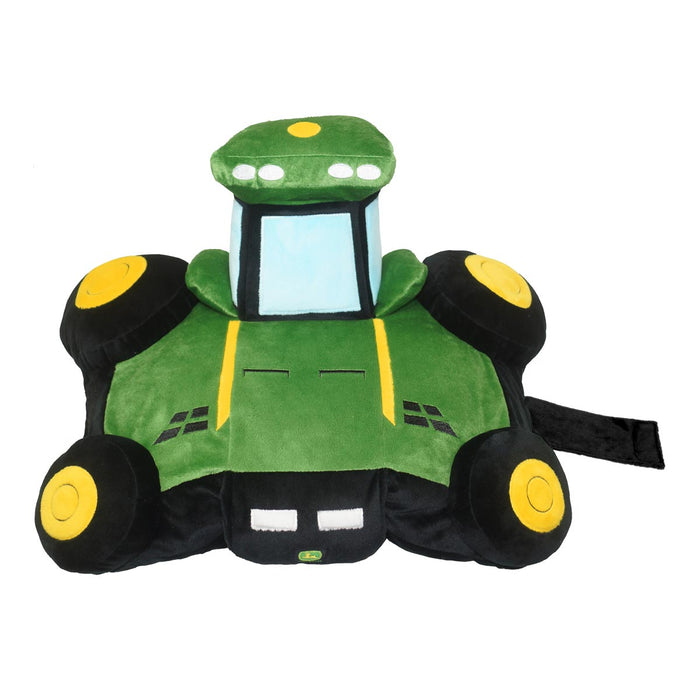 John Deere Plush Sherpa Tractor Pillow