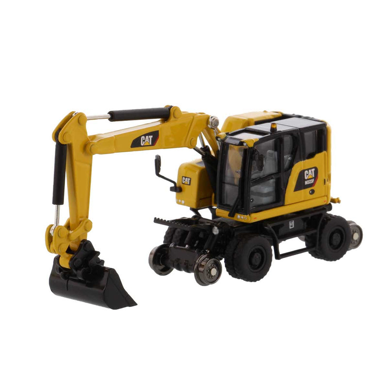 1/87 Caterpillar M323F Railroad Wheeled Excavator