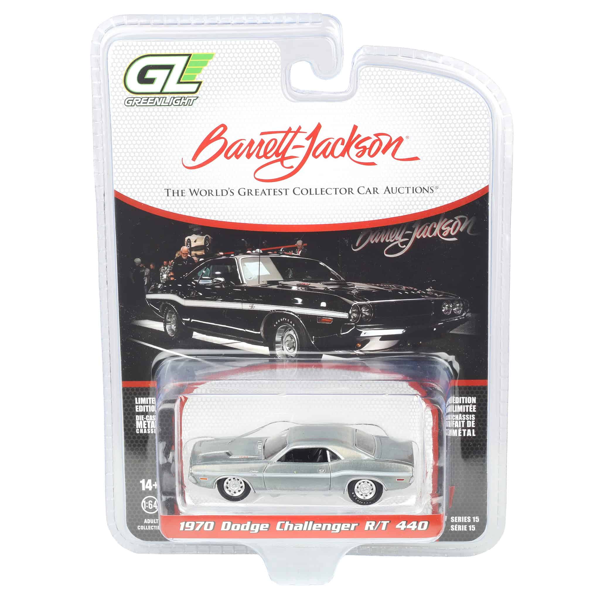 Raw Chase Unit ~ 1/64 1970 Dodge Challenger R/T 440, Scottsdale