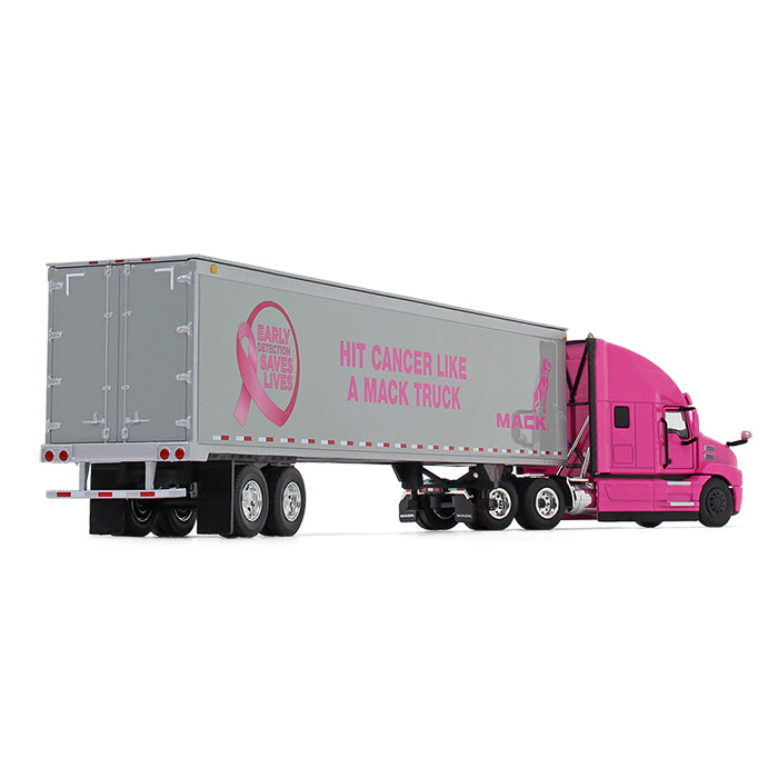 1/50 Mack Anthem High-Roof Sleeper with 53' Trailer, Pink Lady Breast Cancer Awareness