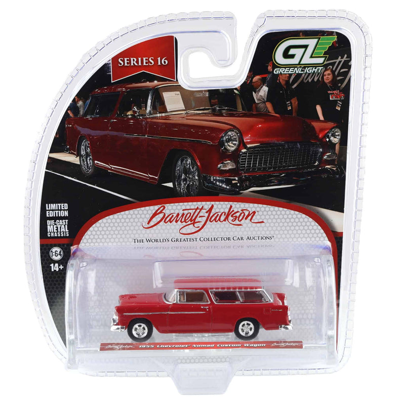 1/64 1955 Chevrolet Nomad Custom Wagon, Palm Beach 2022, Barrett-Jackson Series 16