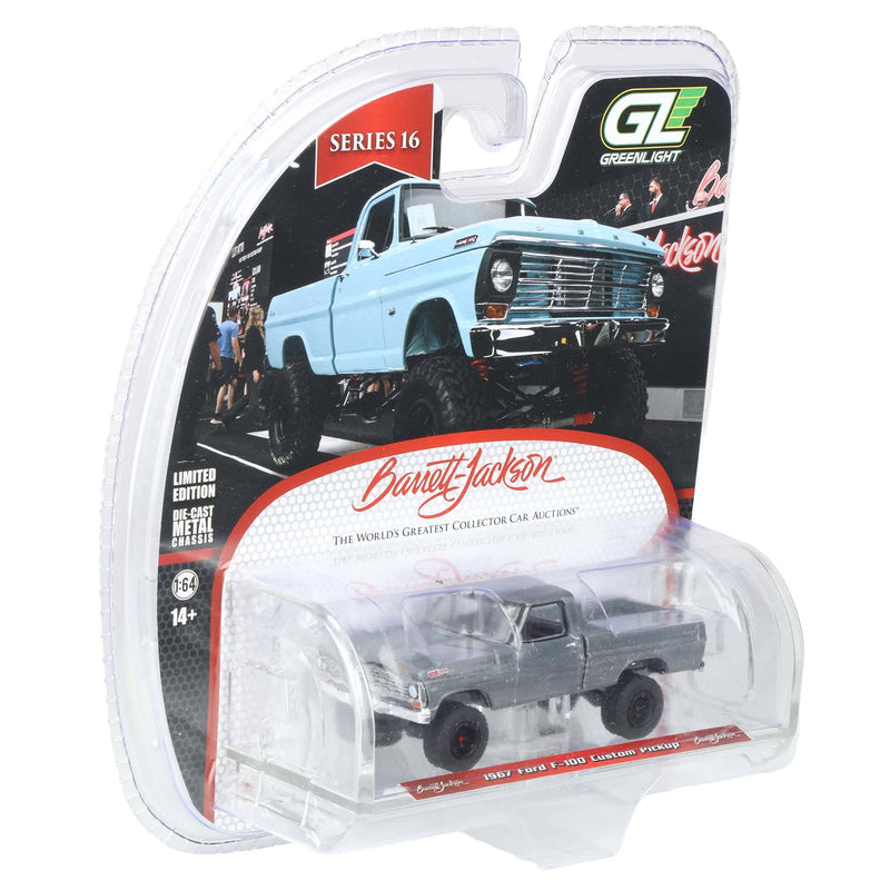 Raw Chase Unit ~ 1/64 1967 Ford F-100 Custom Pickup Truck, Palm Beach 2024, Barrett-Jackson Series 16