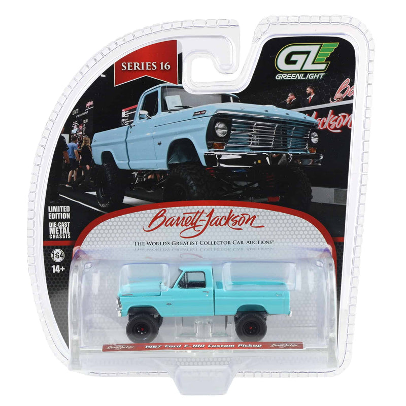 1/64 1967 Ford F-100 Custom Pickup Truck, Palm Beach 2024, Barrett-Jackson Series 16