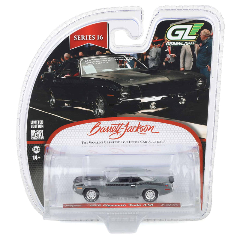 Raw Chase Unit ~ 1/64 1970 Plymouth 'Cuda AAR, Barrett-Jackson Series 16