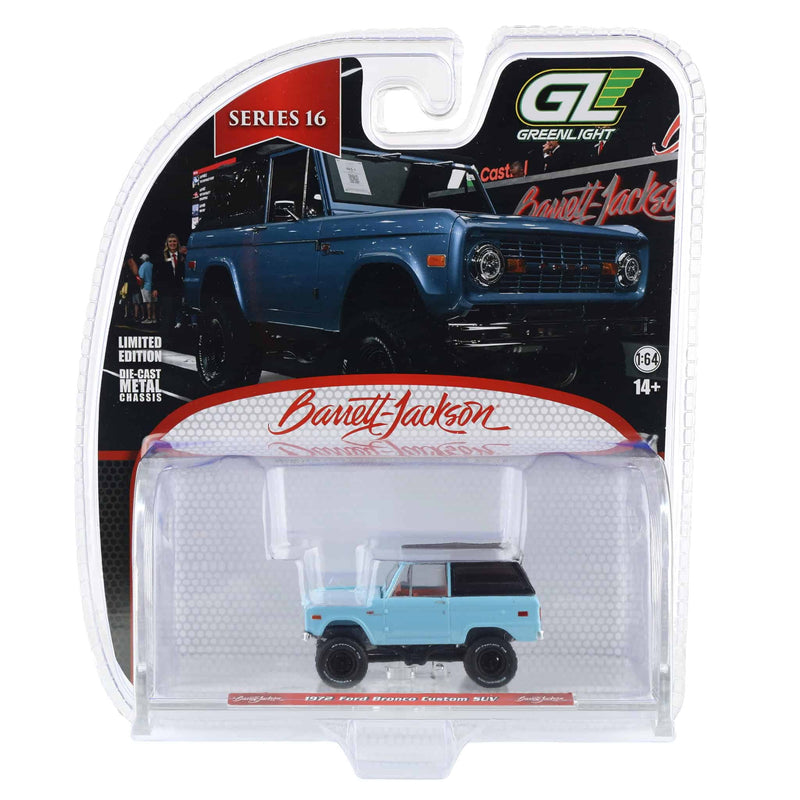 1/64 1972 Ford Bronco Custom SUV, Barrett-Jackson Series 16