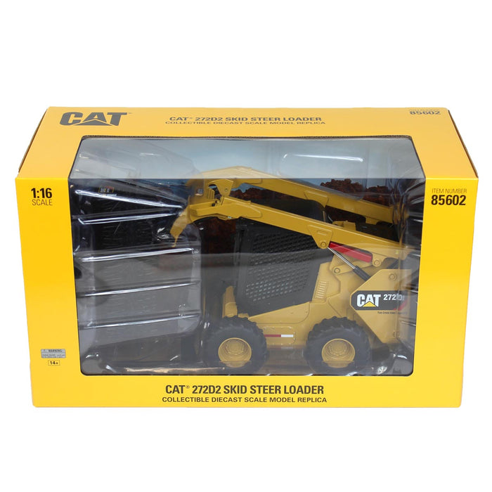 (B&D) 1/16 High Detail Caterpillar 272D2 Skid Steer Loader, ERTL Exclusive - Damaged Box