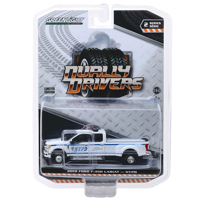 1/64 2019 Ford F-350 Dually, NYPD, Dually Drivers Series 2