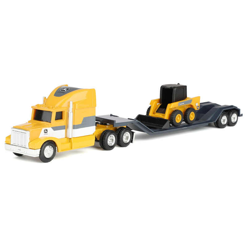 1/64 John Deere Semi with Skid Loader Value Set