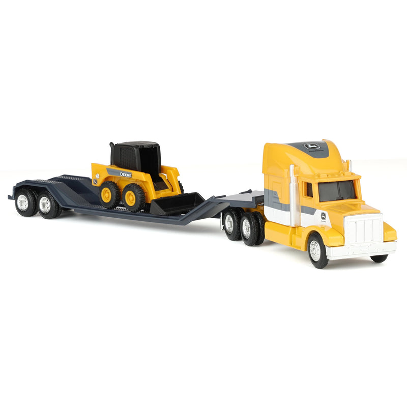1/64 John Deere Semi with Skid Loader Value Set