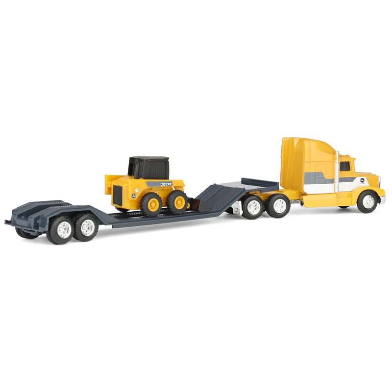 1/64 John Deere Semi with Skid Loader Value Set