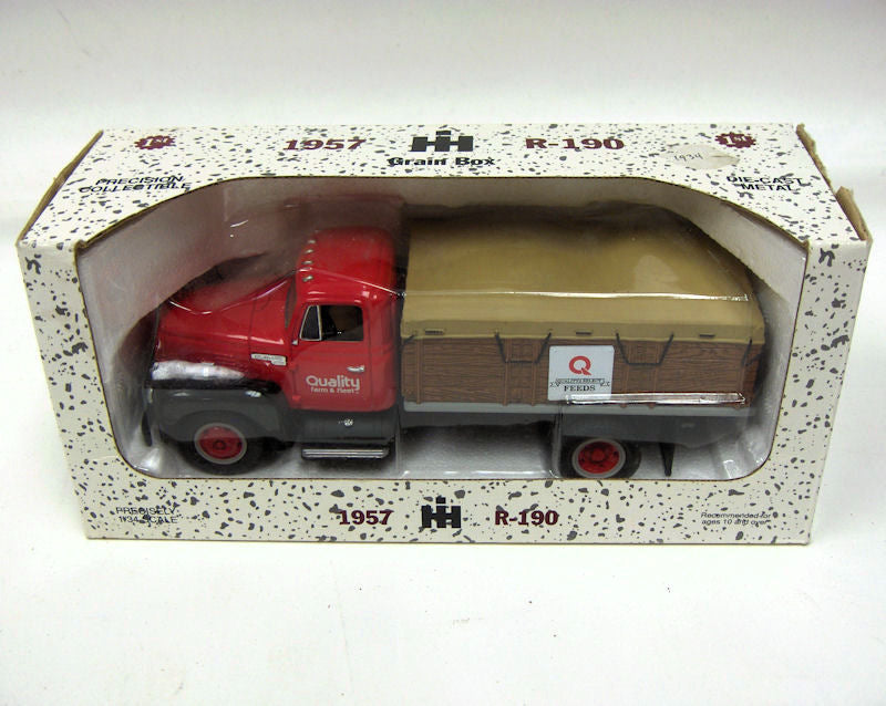 1/34 1957 International R-190 Quality Farm & Fleet Grain Truck by 1st Gear