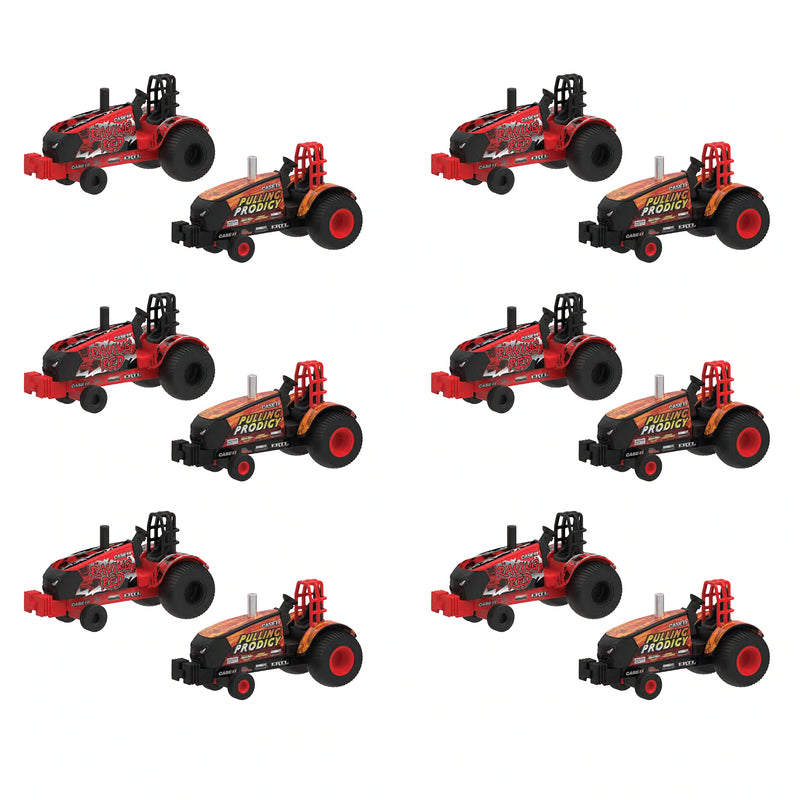 Sealed Case of 12 ~ 1/64 Case IH Magnum "Raving Red" & "Pulling Prodigy" Pulling Tractors by ERTL