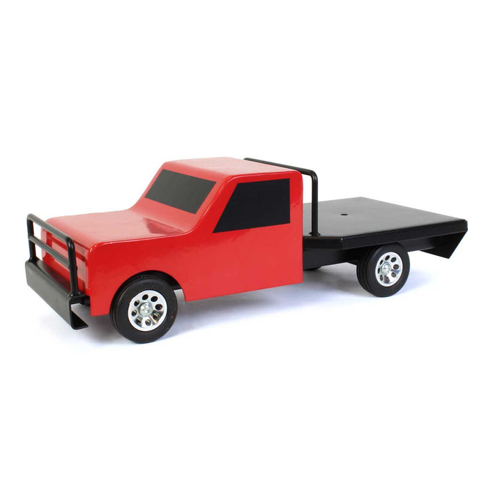 1/16 Little Buster Toys Red Flatbed Farm Truck