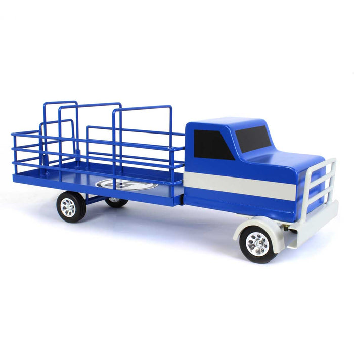 1/16 Little Buster Toys Blue Cattle Truck