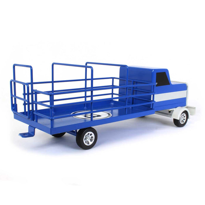 (B&D) 1/16 Little Buster Toys Blue Cattle Truck - Damaged Box