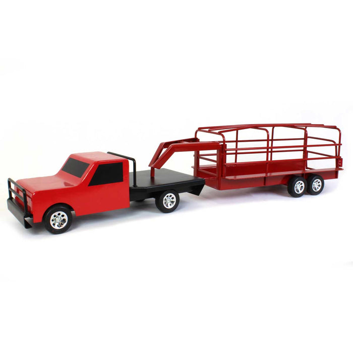 1/16 Little Buster Toys Gooseneck Ranch Trailer