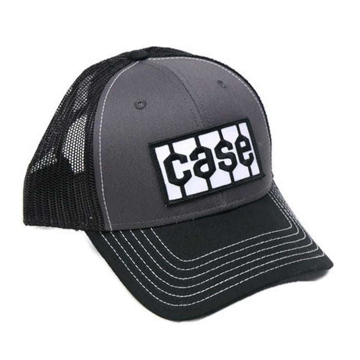 CASE Tire Tread Logo Grey & Black Cotton Twill Hat