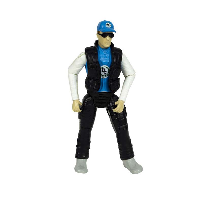 1/20 Professional Bass Boat with Angler, Fish, Fishing Pole, and Boat Trailer by Big Country Toys