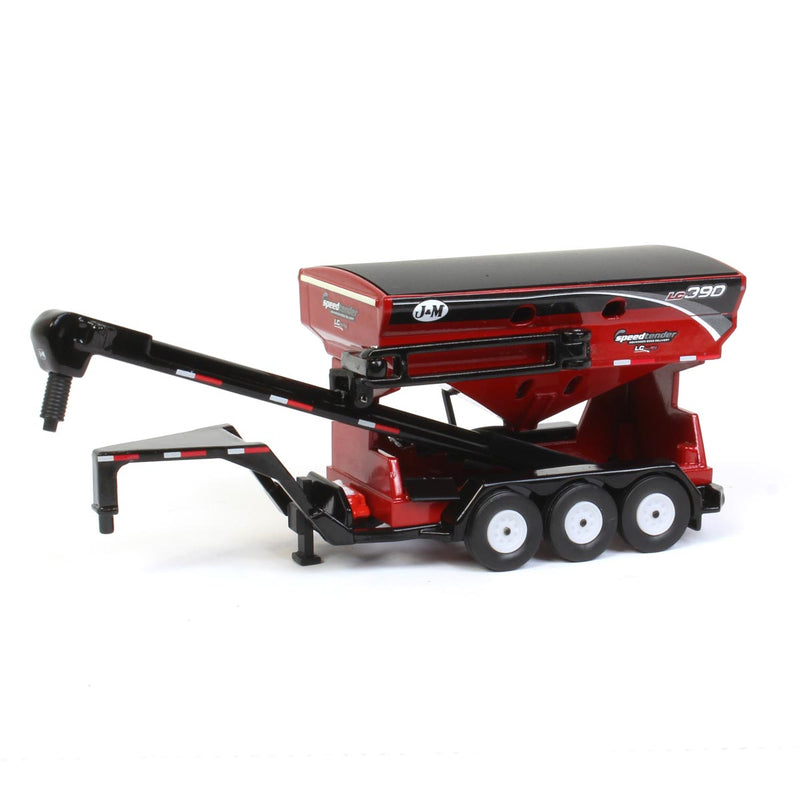 1/64 Red J&M LC390 Tri-axle Gooseneck Bulk Seed Tender by SpecCast