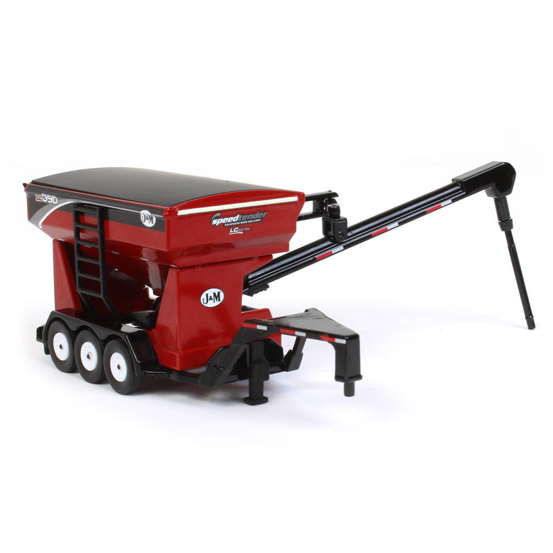 1/64 Red J&M LC390 Tri-axle Gooseneck Bulk Seed Tender by SpecCast
