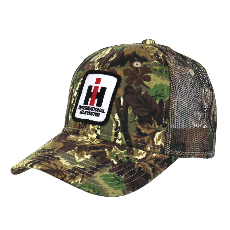International Harvester Logo Camo Cap with Mesh Back