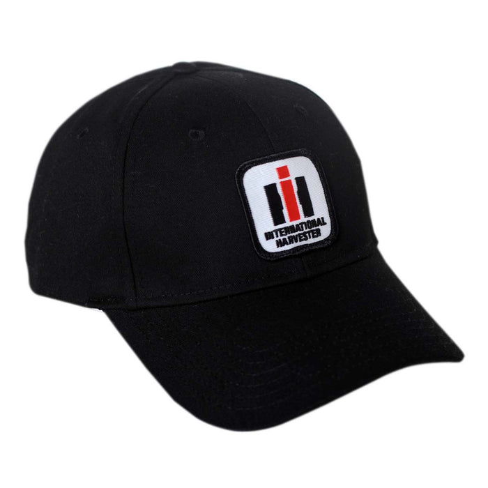 International Harvester Logo Solid Black Cap