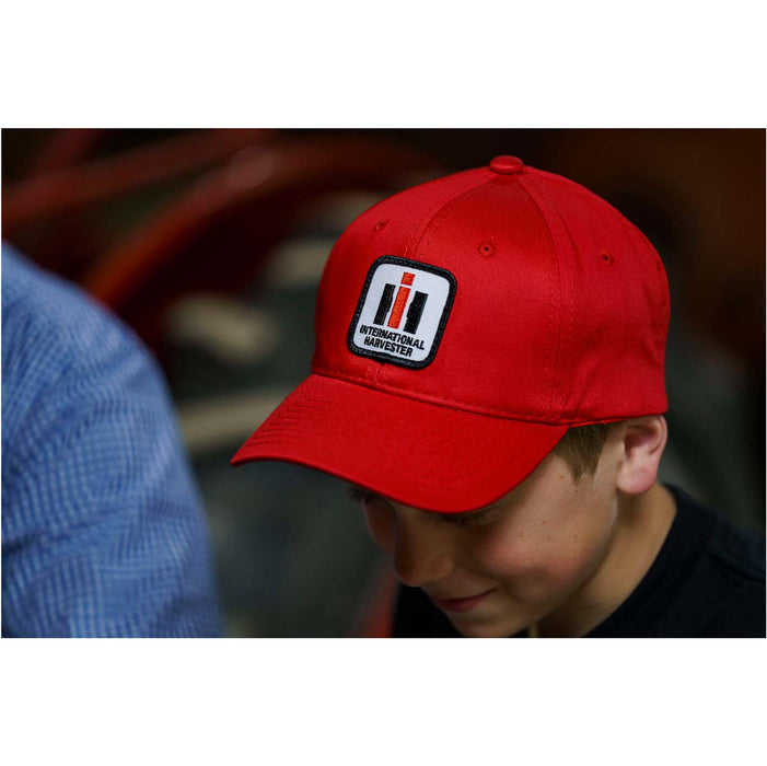 YOUTH International Harvester Logo Red Cap