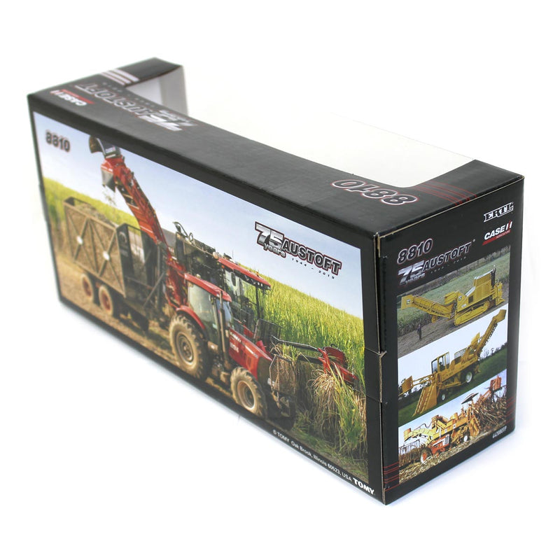 1/64 Case IH A8810 Austoft Sugar Cane Harvester by ERTL, Black 75th Anniversary Edition