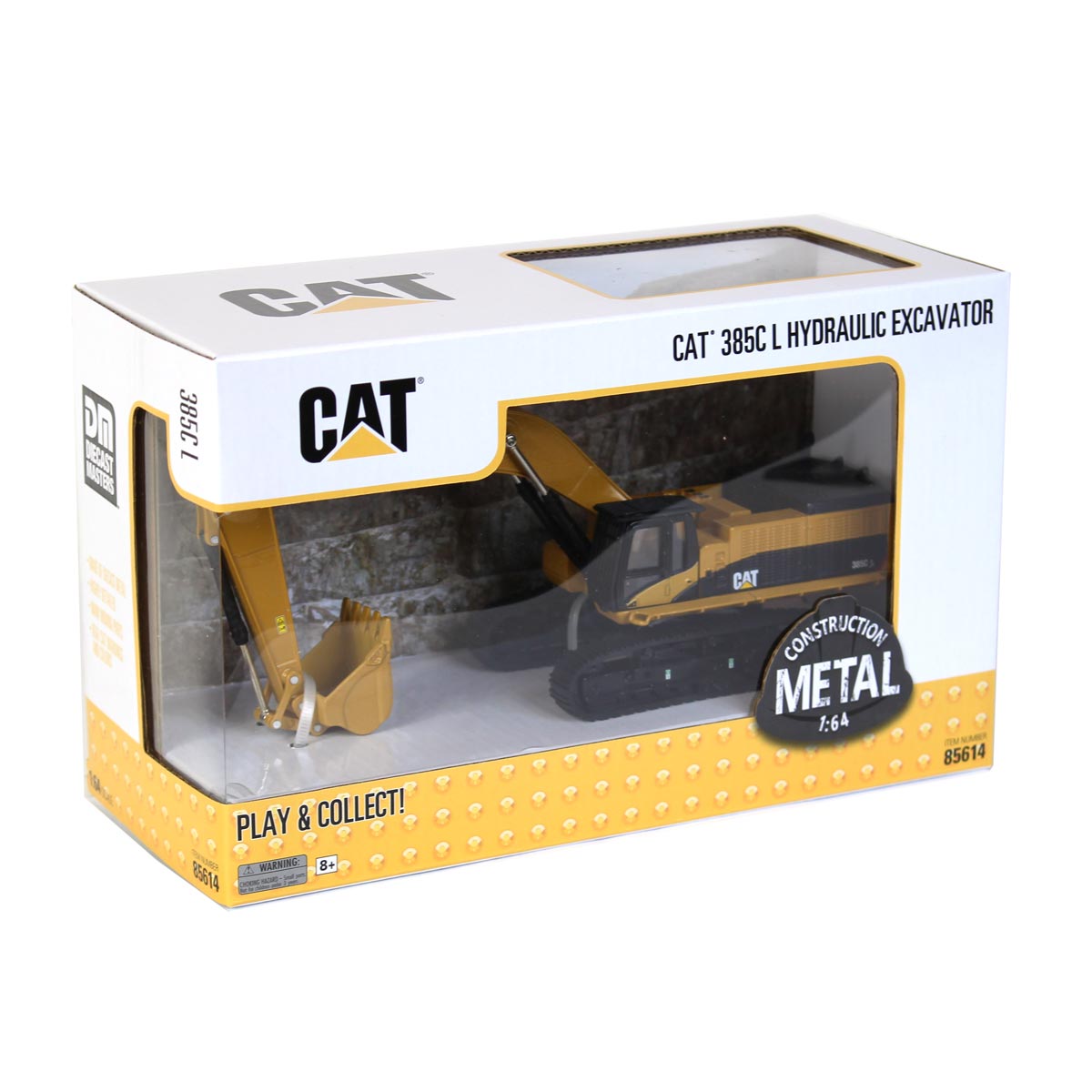 85614 1/64 Caterpillar 385C L Hydraulic Excavator, 85694 Diecast