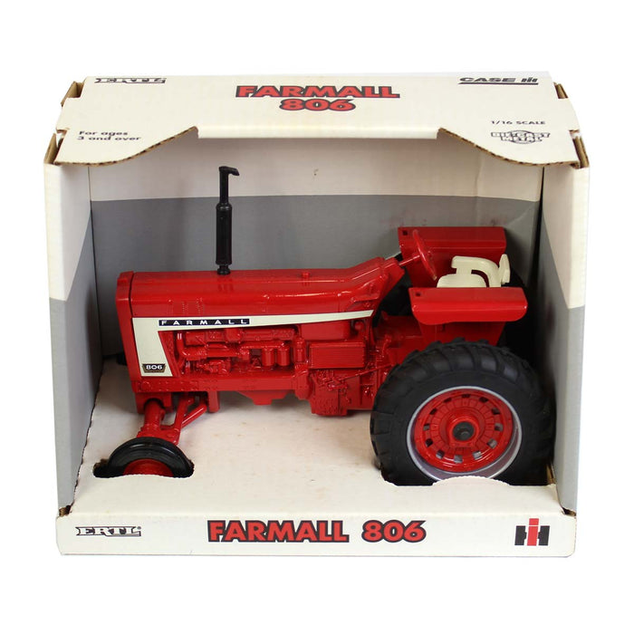 1/16 IH Farmall 806 Wide Front Die-cast Tractor