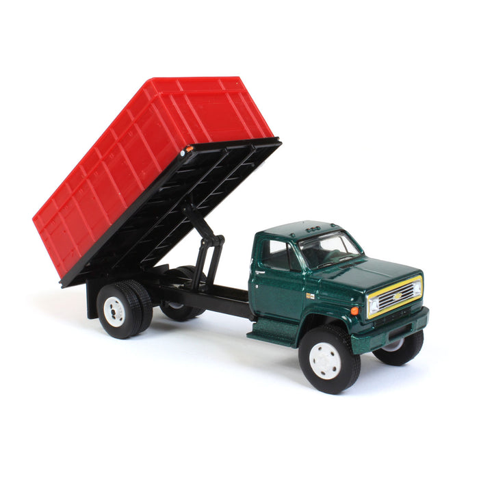 1/64 Exclusive Limited 1984 Chevy C-60 Grain Truck with Green Cab