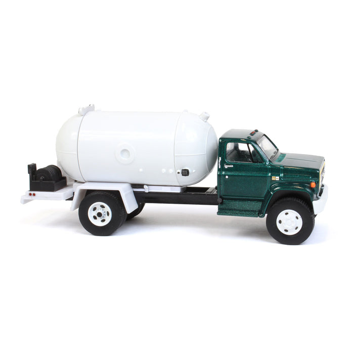 1/64 Exclusive Limited 1984 Chevy C-60 Propane Truck with Green Cab