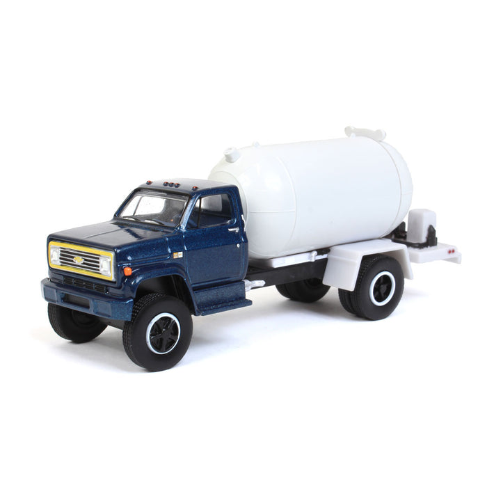 1/64 Exclusive Limited 1984 Chevy C-60 Propane Truck with Blue Cab