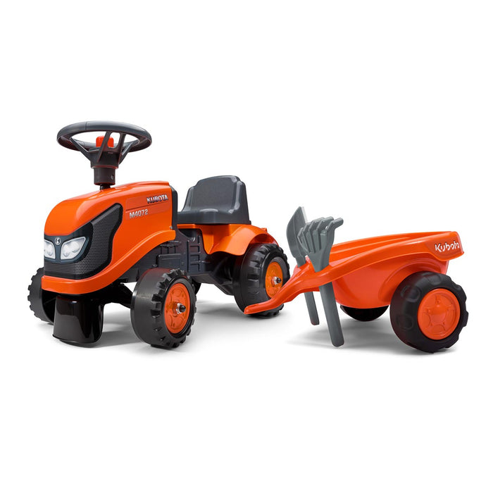 Kubota Ride-On Tractor with Trailer & Garden Tools