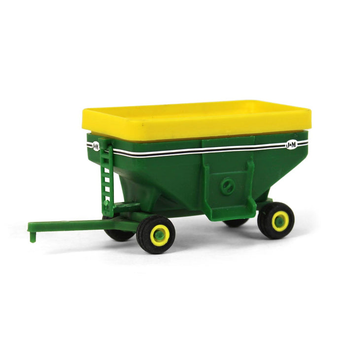 1/64 Plastic Green J&M Gravity Wagon by Moores Farm Toys