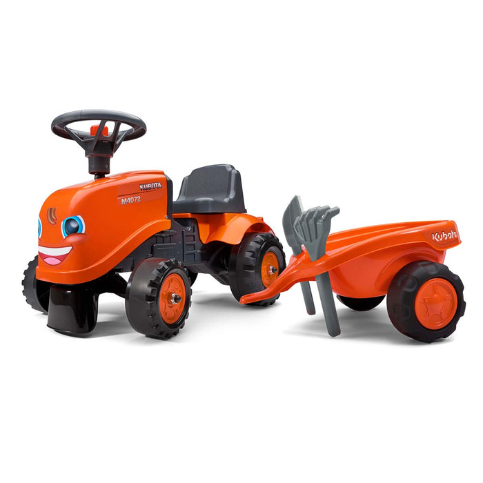 Kubota Ride-On Tractor with Trailer & Garden Tools