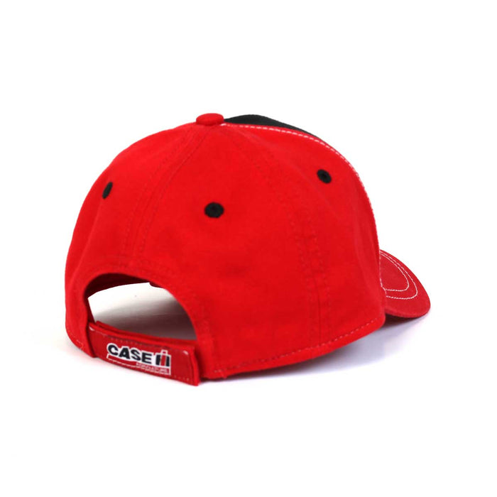Toddler "IH is for Tractor" Red & Black Twill Cap