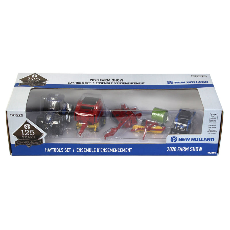 1/64 New Holland 5 Piece Set, 125th Anniversary One Time Production, 2020 Farm Show