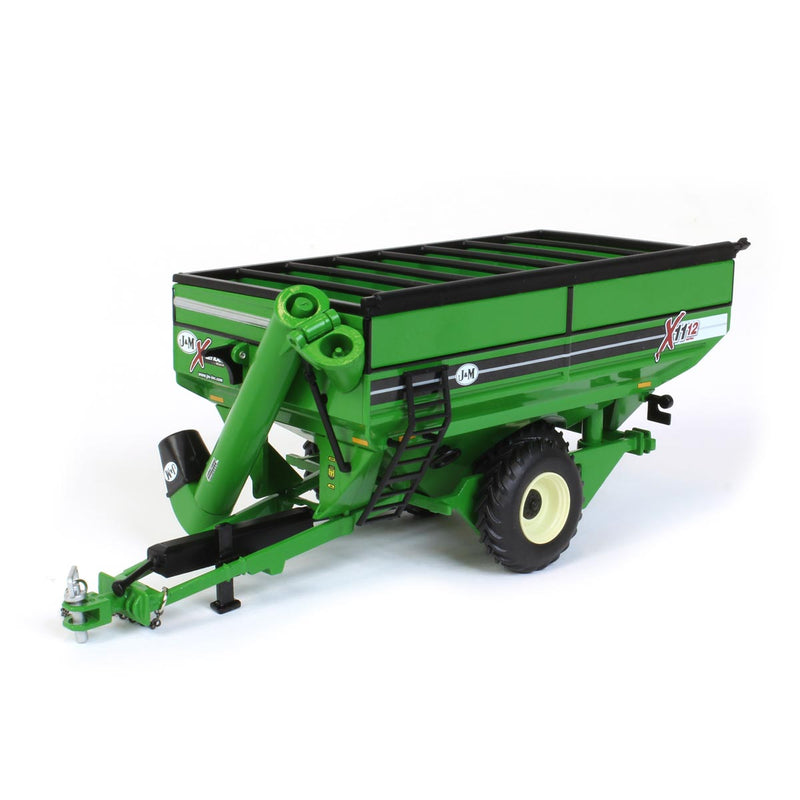 1/64 Green J&M X1112 Grain Cart with Walking Tandem Duals by SpecCast