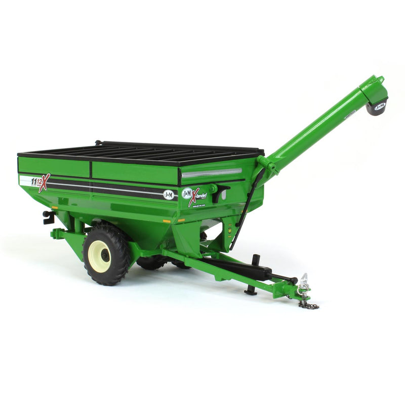 1/64 Green J&M X1112 Grain Cart with Walking Tandem Duals by SpecCast