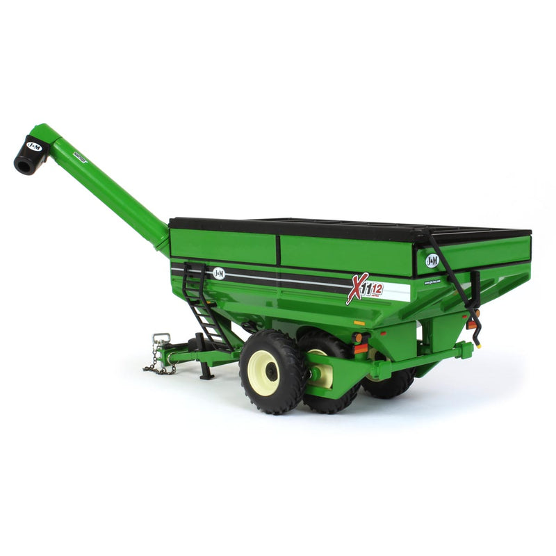 1/64 Green J&M X1112 Grain Cart with Walking Tandem Duals by SpecCast