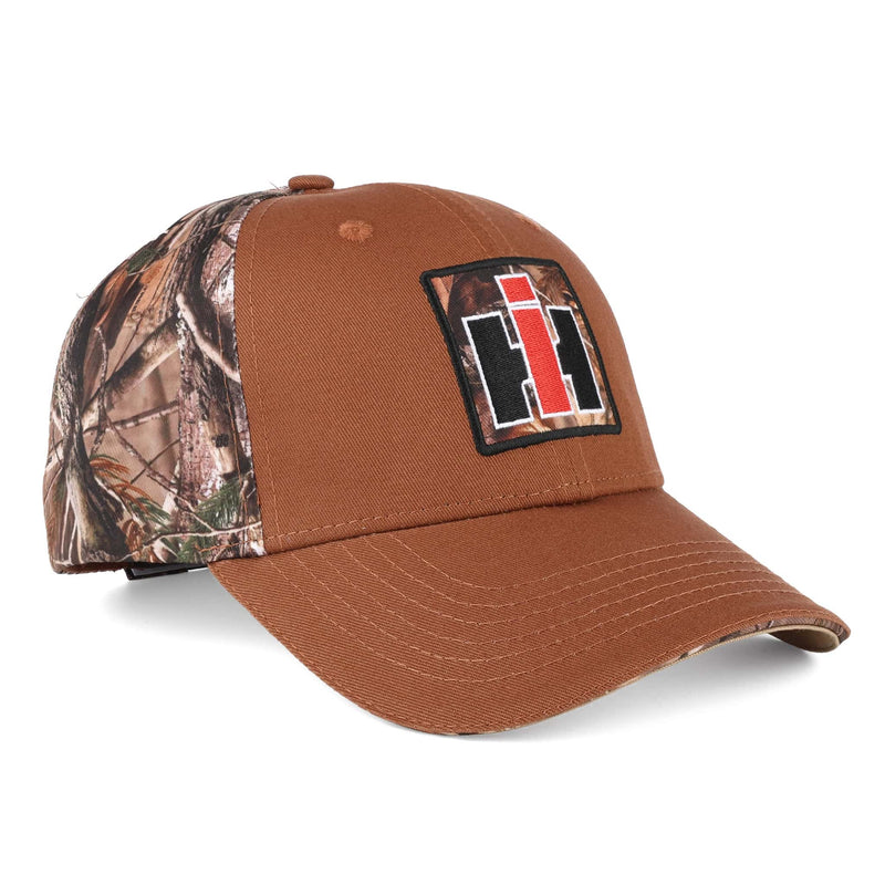 International Harvester Logo Brown Camo Cap