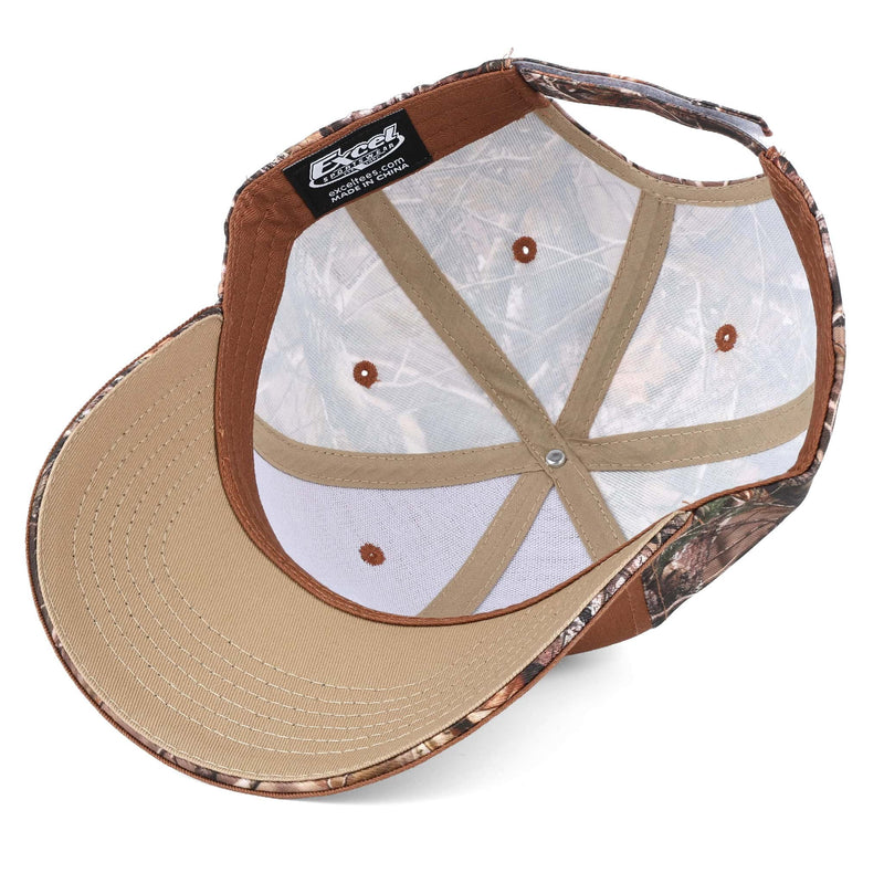 International Harvester Logo Brown Camo Cap