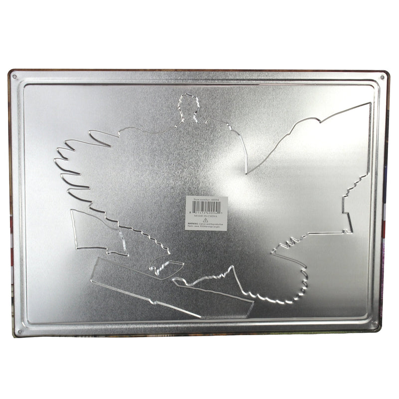 We the People, Proud to Be an American 17in x 12in Tin Sign