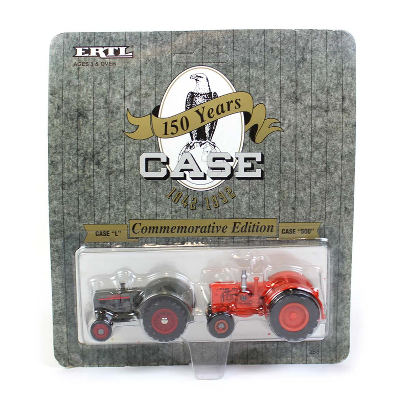 1/64 Commemorative Edition Case 150 Years Set with Case L & Case 500 by ERTL