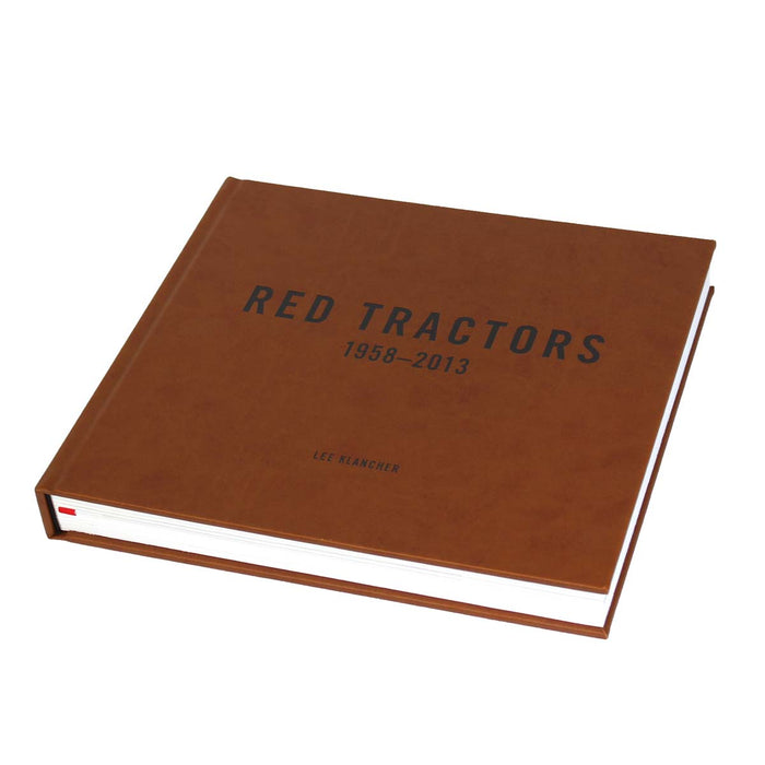 Brown Leather Cover RED Tractors 1958-2013 Hardbound Book Limited Collectors Edition