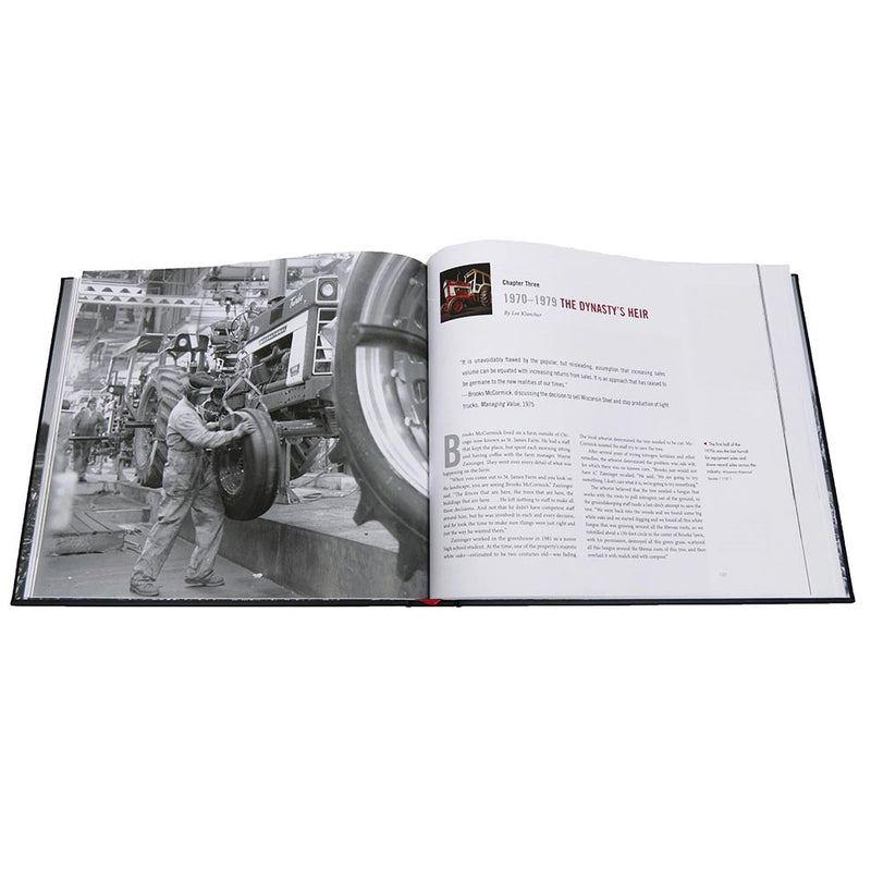 Brown Leather Cover RED Tractors 1958-2013 Hardbound Book Limited Collectors Edition