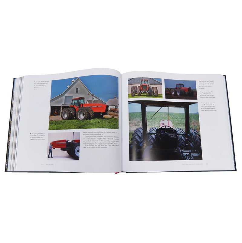 Brown Leather Cover RED Tractors 1958-2013 Hardbound Book Limited Collectors Edition