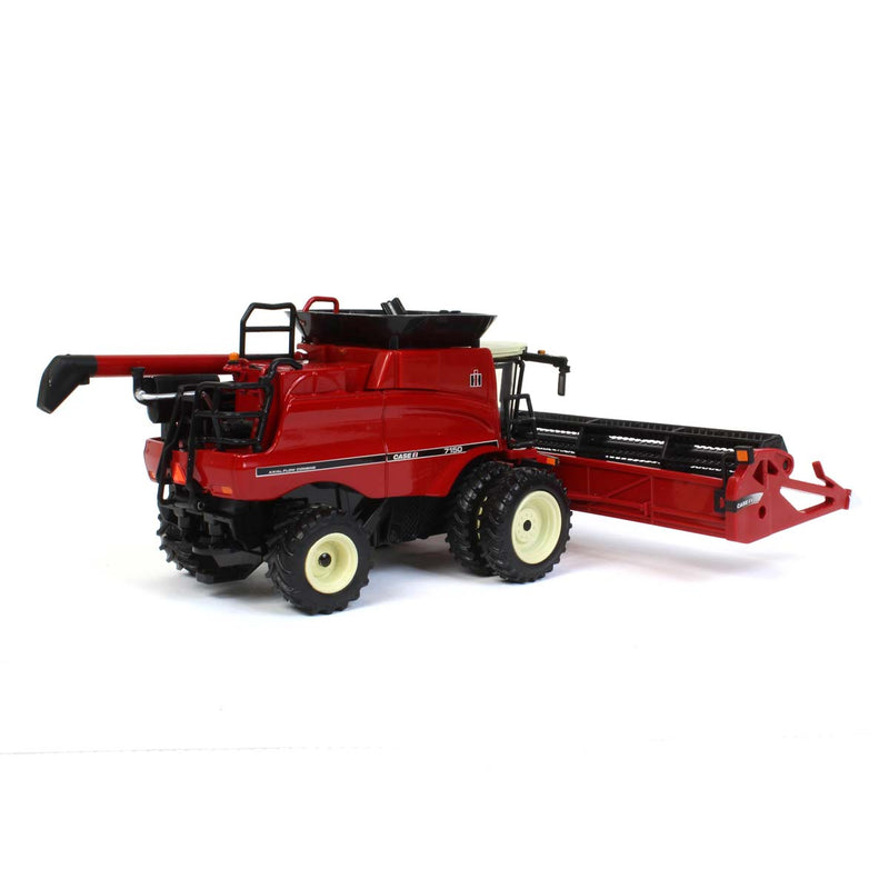 1/64 Limited Edition Vintage IH-Case IH 7150 Combine with Corn and Grain Header, ERTL Authentics #10